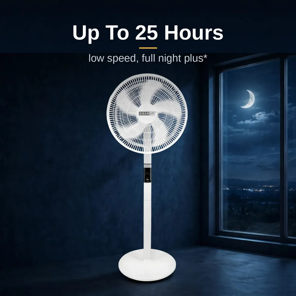 GearUP GP90 up to 25 hours backup on low speed
