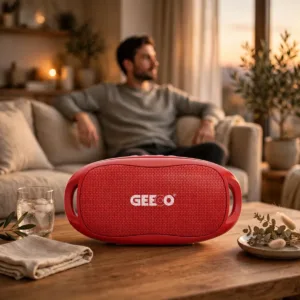 GEEOO S30 Wireless Bluetooth Speaker - Red