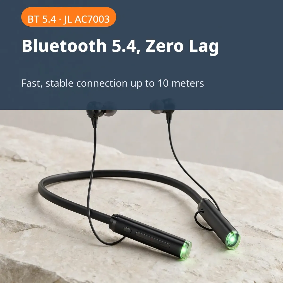 Hoco ES72 Bluetooth card — Bluetooth 5.4, Zero Lag. BT 5.4, JL AC7003 chip; fast, stable connection up to 10 meters.