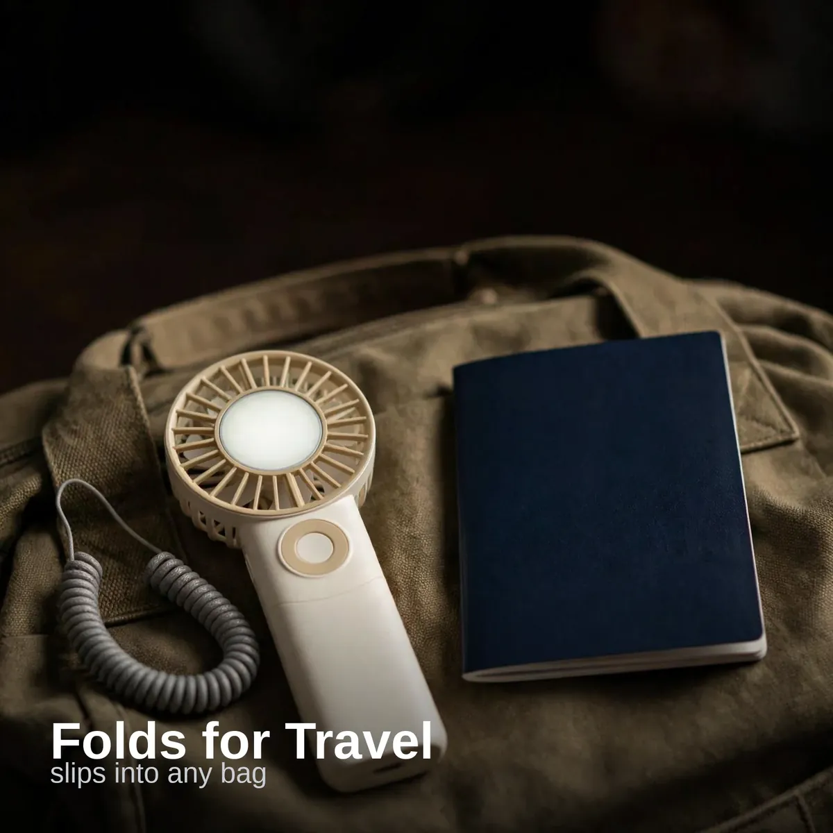 Hoco HX605 folded flat for travel, slips into any bag