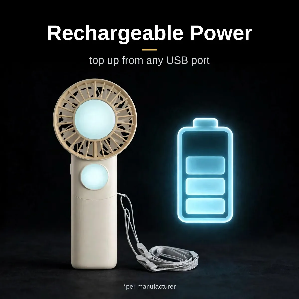 Hoco HX605 rechargeable battery power, top up from any USB port