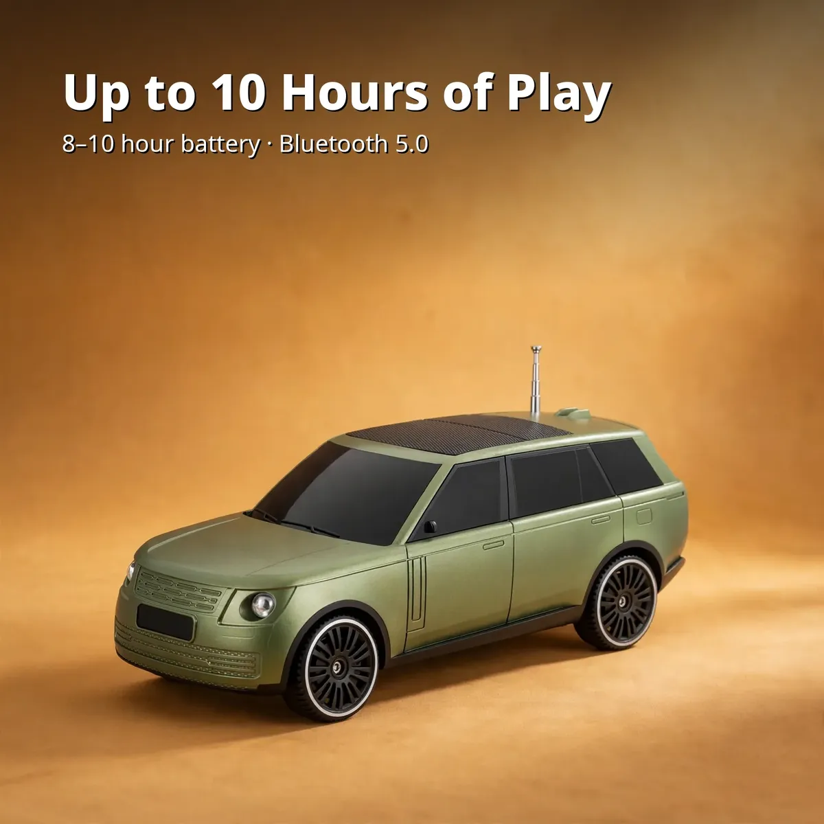 Kisonli B3 battery card showing up to 10 hours of play and 8-10 hour battery with Bluetooth 5.0