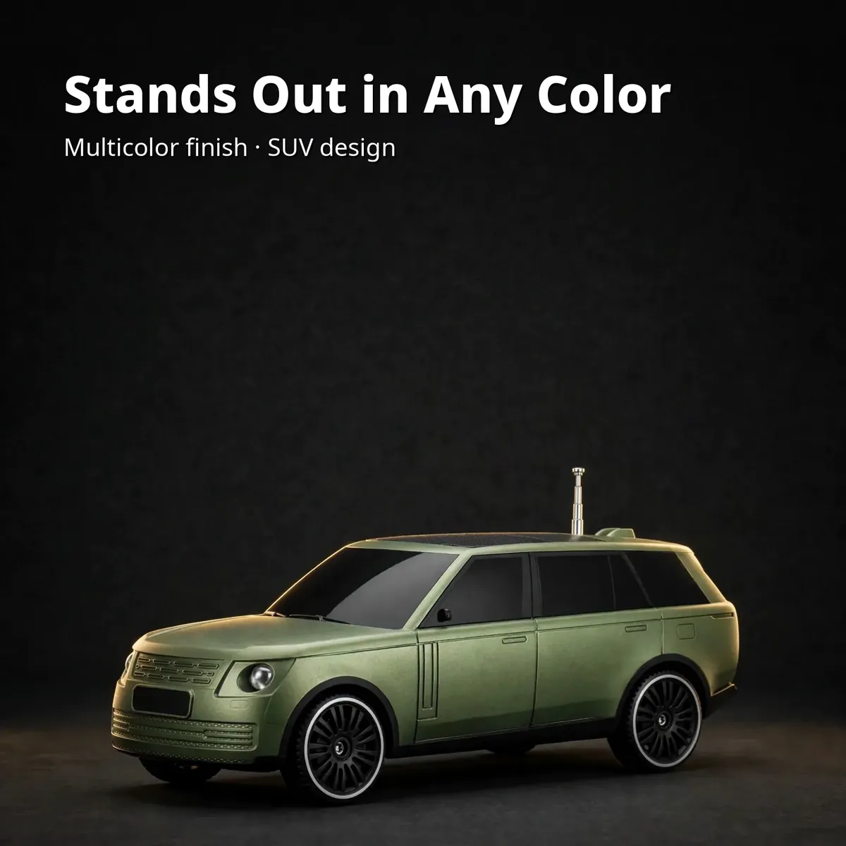 Kisonli B3 in multicolor olive-green finish with SUV car design