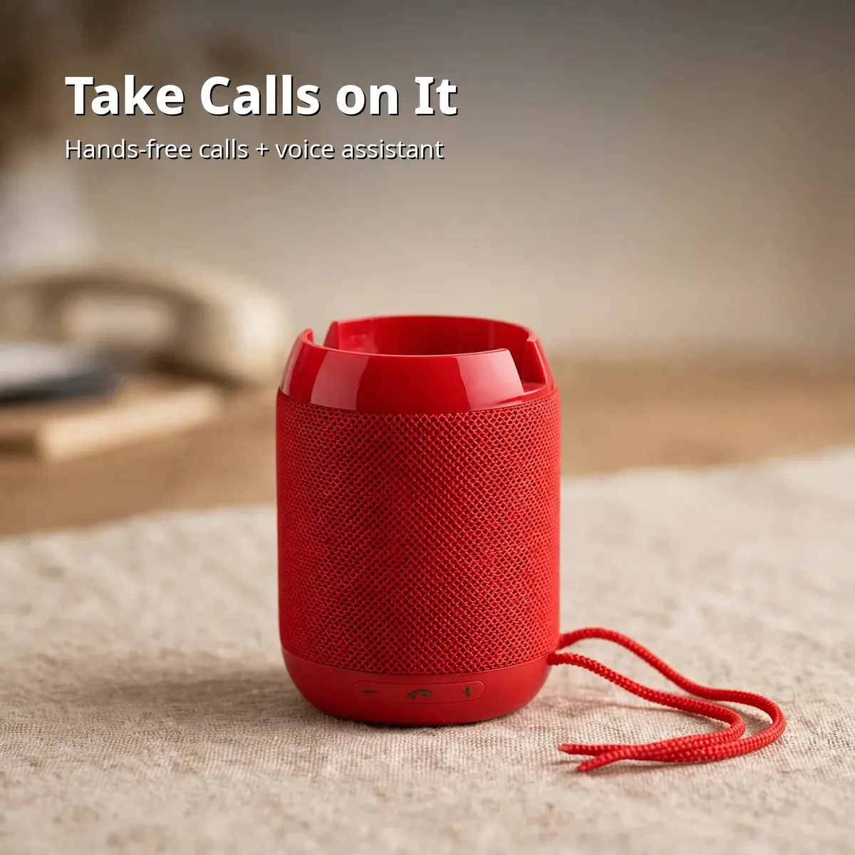 MKB SP1 calls card showing hands-free calls and voice assistant support