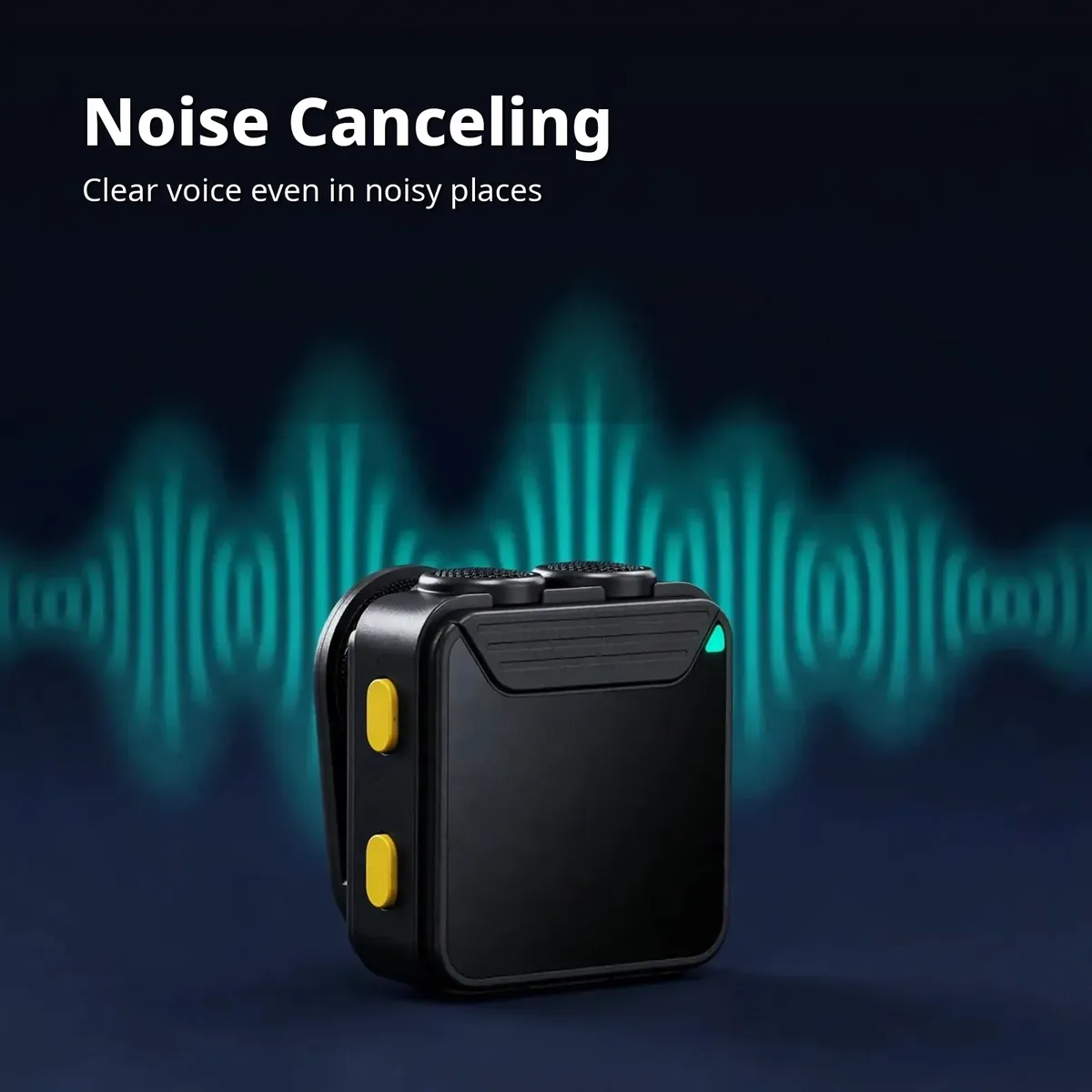 SX23 wireless microphone noise-canceling card — Noise Canceling. Clear voice even in noisy places.