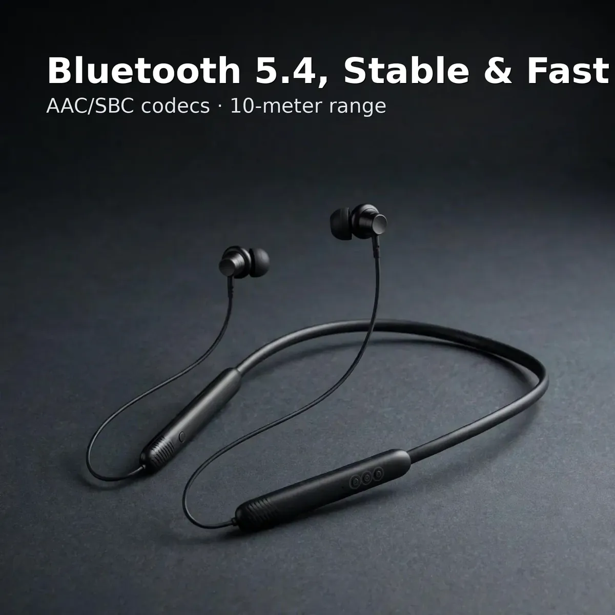 QCY TuneArc N1 Bluetooth card — Bluetooth 5.4, Stable & Fast. AAC/SBC codecs, 10-meter range.