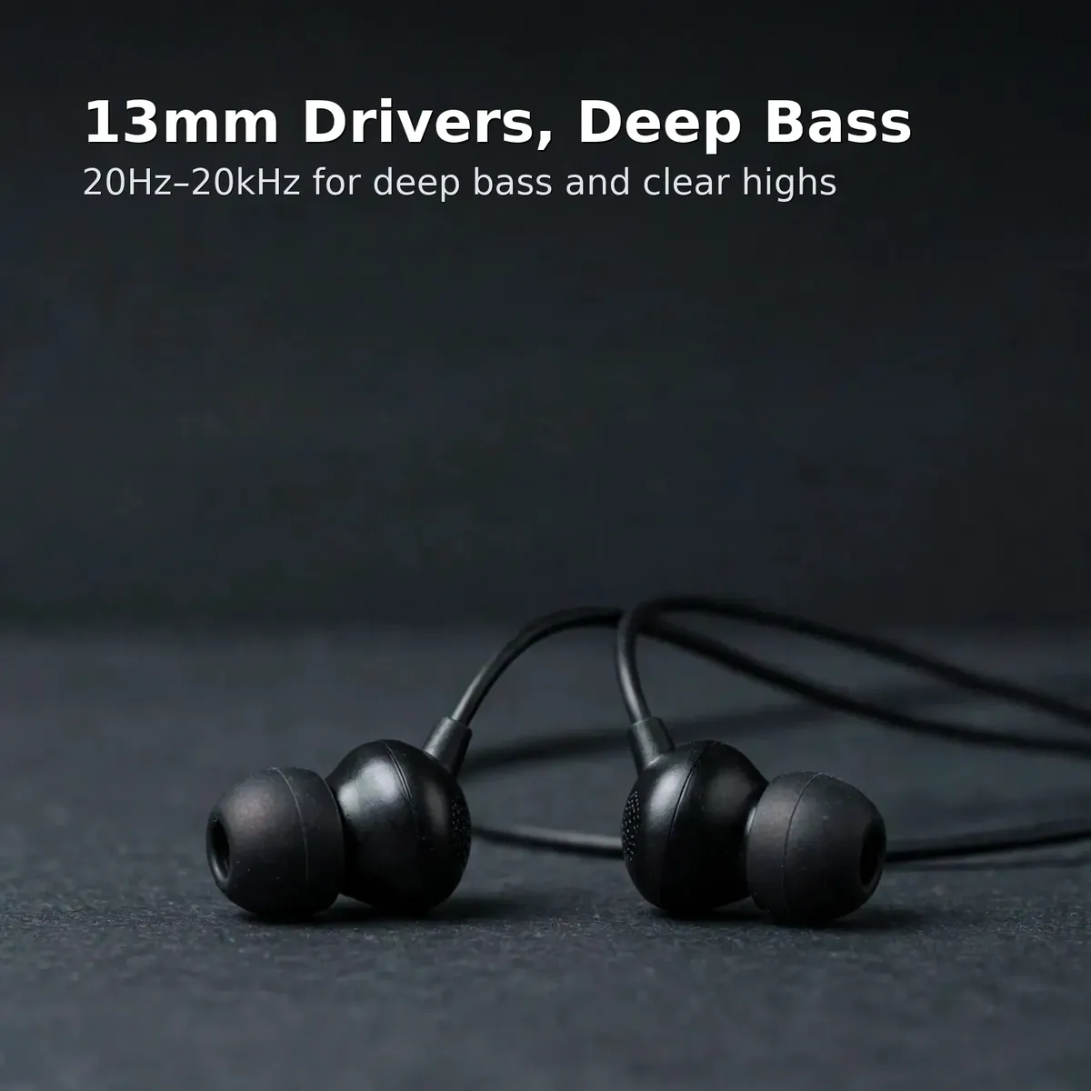 Valdus VS-63 driver card — 13mm Drivers, Deep Bass. 20Hz–20kHz for deep bass and clear highs.