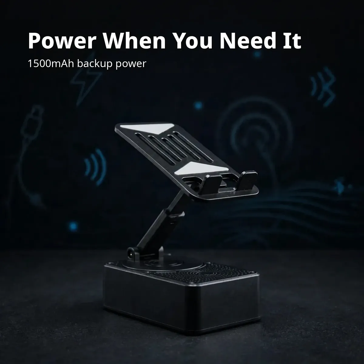 WYS-2301BT speaker power card — Power When You Need It. 1500mAh backup power.