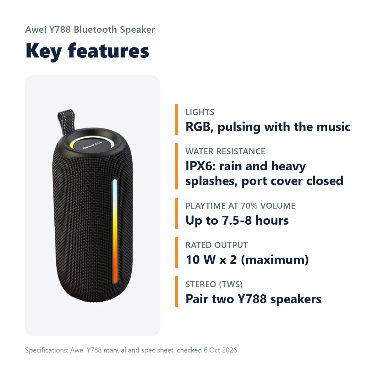 awei-y788-key-features Key features: Awei Y788