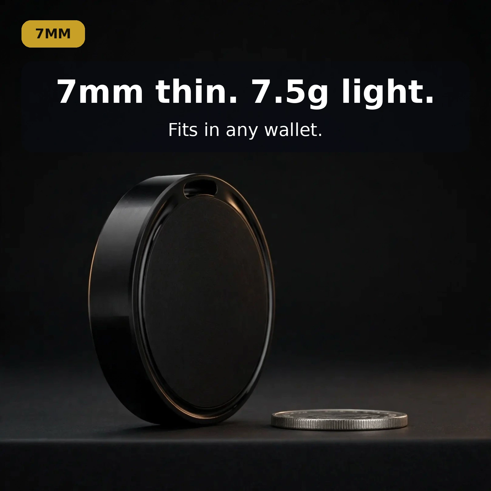 Hoco E96A Busca at 7mm thin and 7.5g light, fits in any wallet