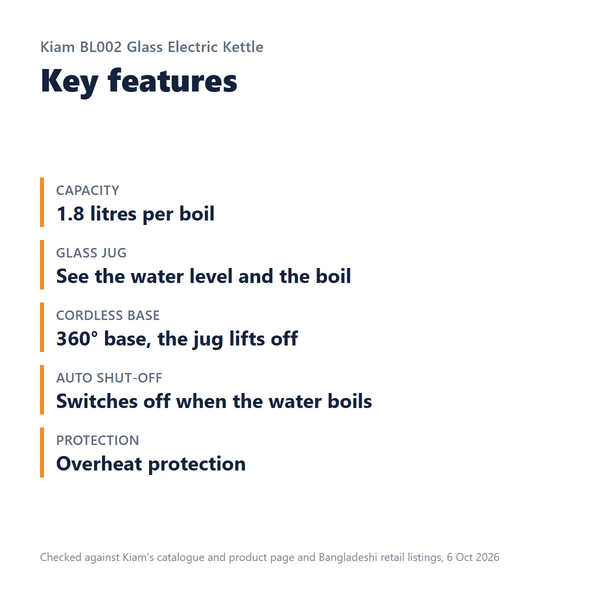 kiam-bl002-key-features Key features: Kiam BL002