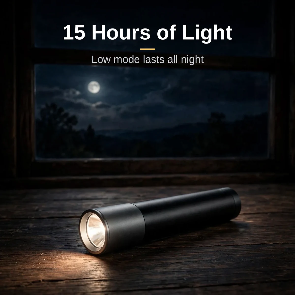 NexTool Simplicity 150LM runtime modes — 150 lumens high mode and 15 lumens low mode