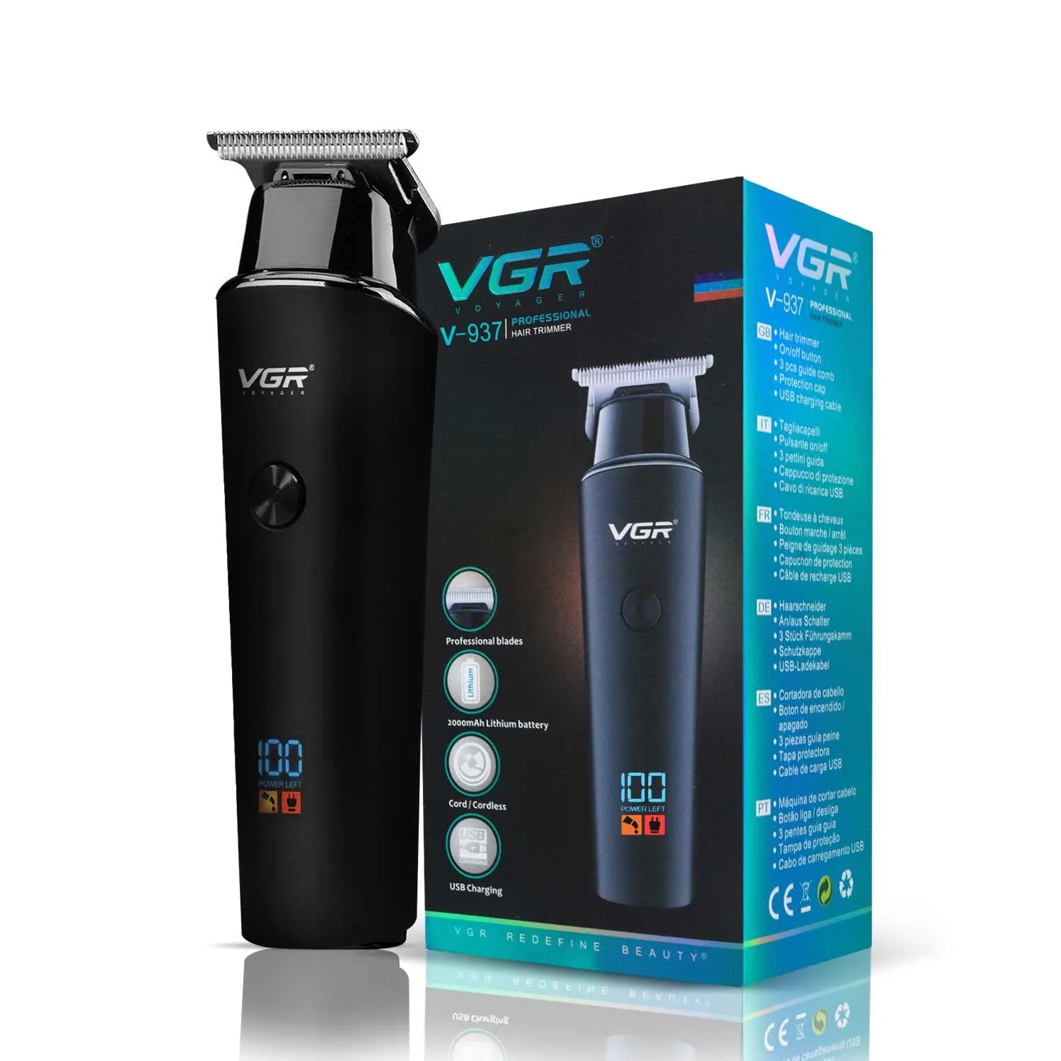 VGR V-937 Professional Corded & Cordless Hair Trimmer VGR V-937 Professional Corded & Cordless Hair Trimmer