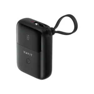 HAVIT PB5215 10000mAh Display Power Bank With Usb-C & Lightning Cable