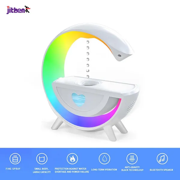 Anti-Gravity Water Drop Humidifier & Bluetooth Speaker with LED Atmosphere Light Anti-Gravity Water Drop Humidifier & Bluetooth Speaker with LED Atmosphere Light