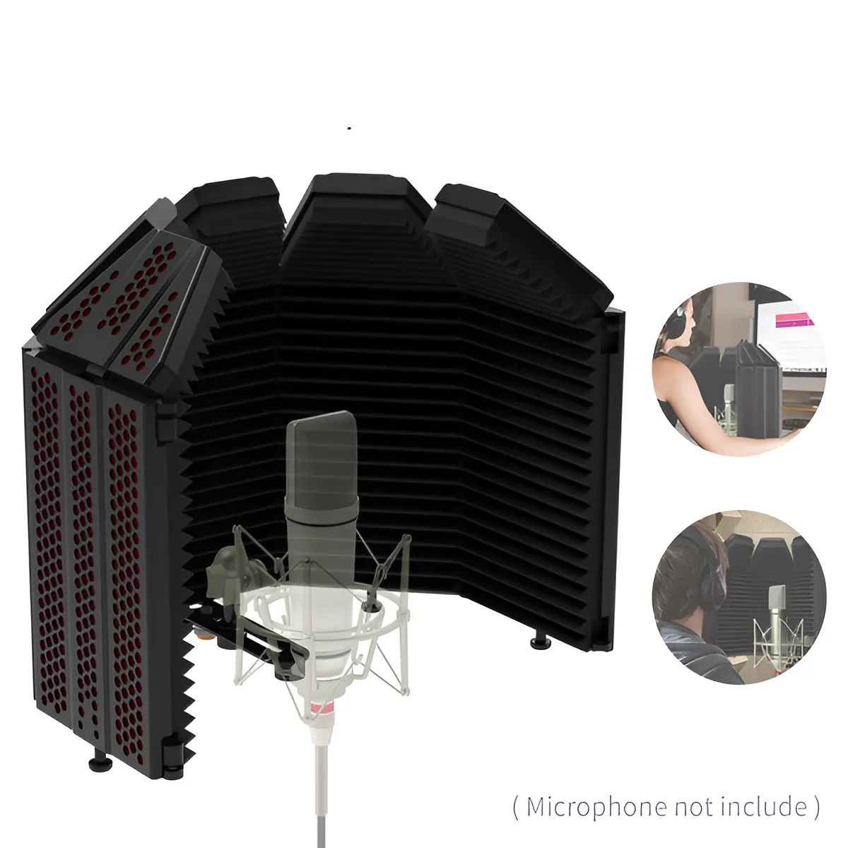 XTUGA Microphone Isolation Shield with Pop Filter XTUGA Microphone Isolation Shield with Pop Filter
