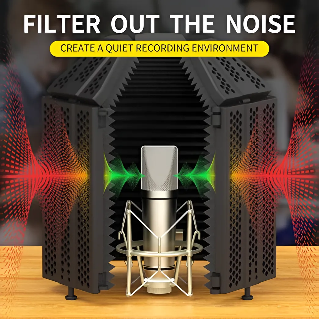 XTUGA Microphone Isolation Shield with Pop Filter XTUGA Microphone Isolation Shield with Pop Filter