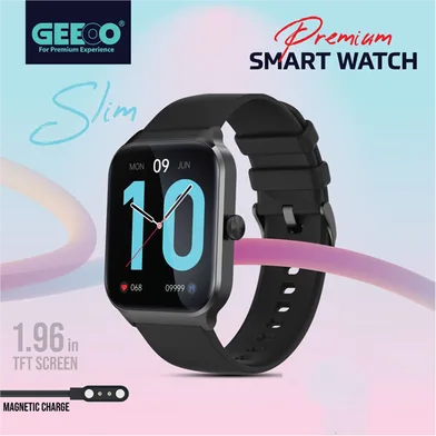 Geeoo W12 Bluetooth Calling Smart watch – Black Geeoo W12 Bluetooth Calling Smart watch - Black