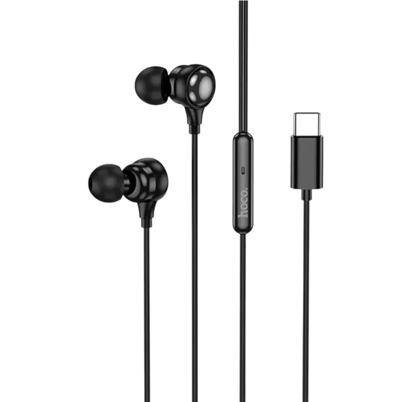 Hoco M116 Type-C Universal Headset - Black Hoco M116 Type-C Universal Headset - Black