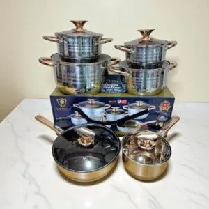 Kaisa Villa KV-6618 Stainless Steel 9Layer 12pcs Cookware Set