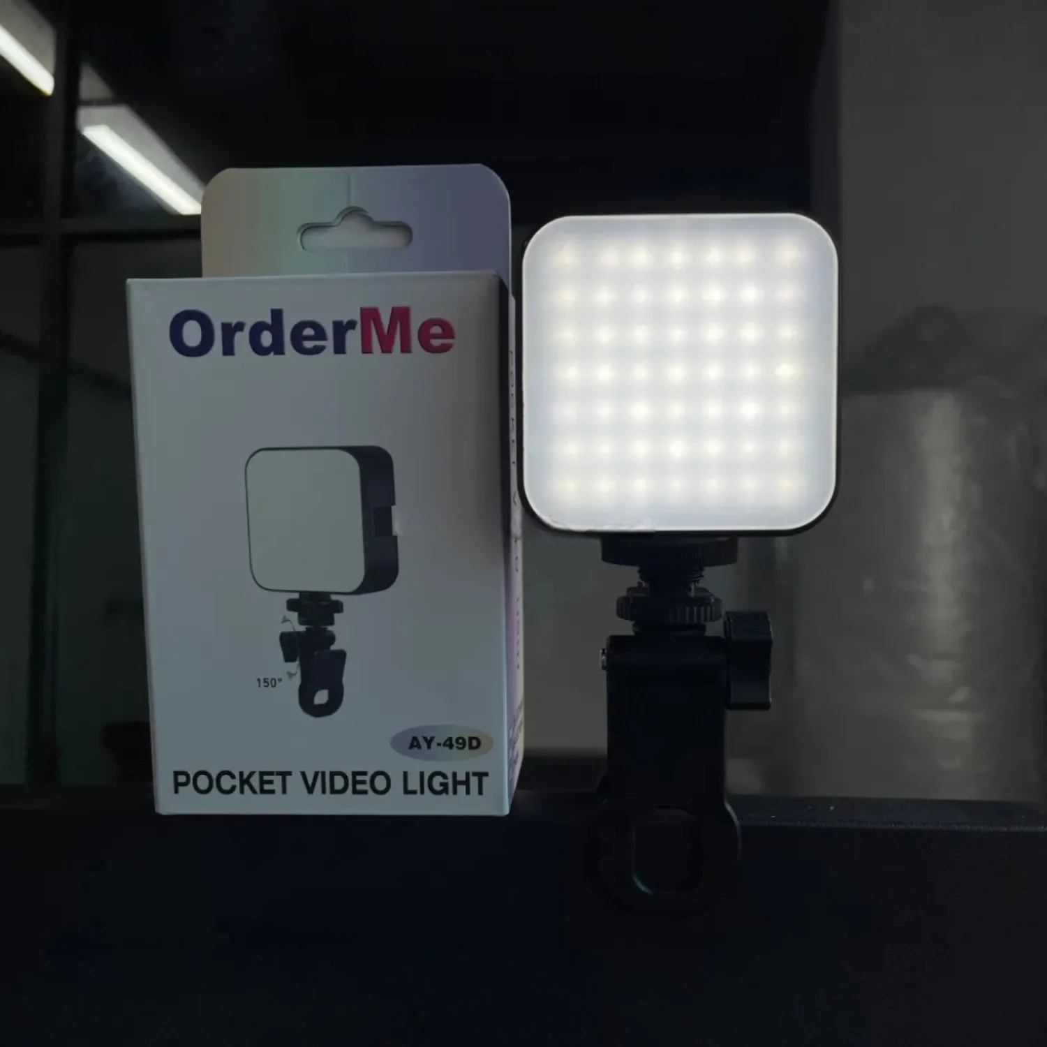 OrderMe AY-49D Pocket Video Light for Laptop & Mobile OrderMe AY-49D Pocket Video Light for Laptop & Mobile