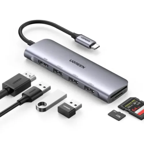 Ugreen CM511 6-in-1 USB-C Multifunction Hub Ugreen CM511 6-in-1 USB-C Multifunction Hub